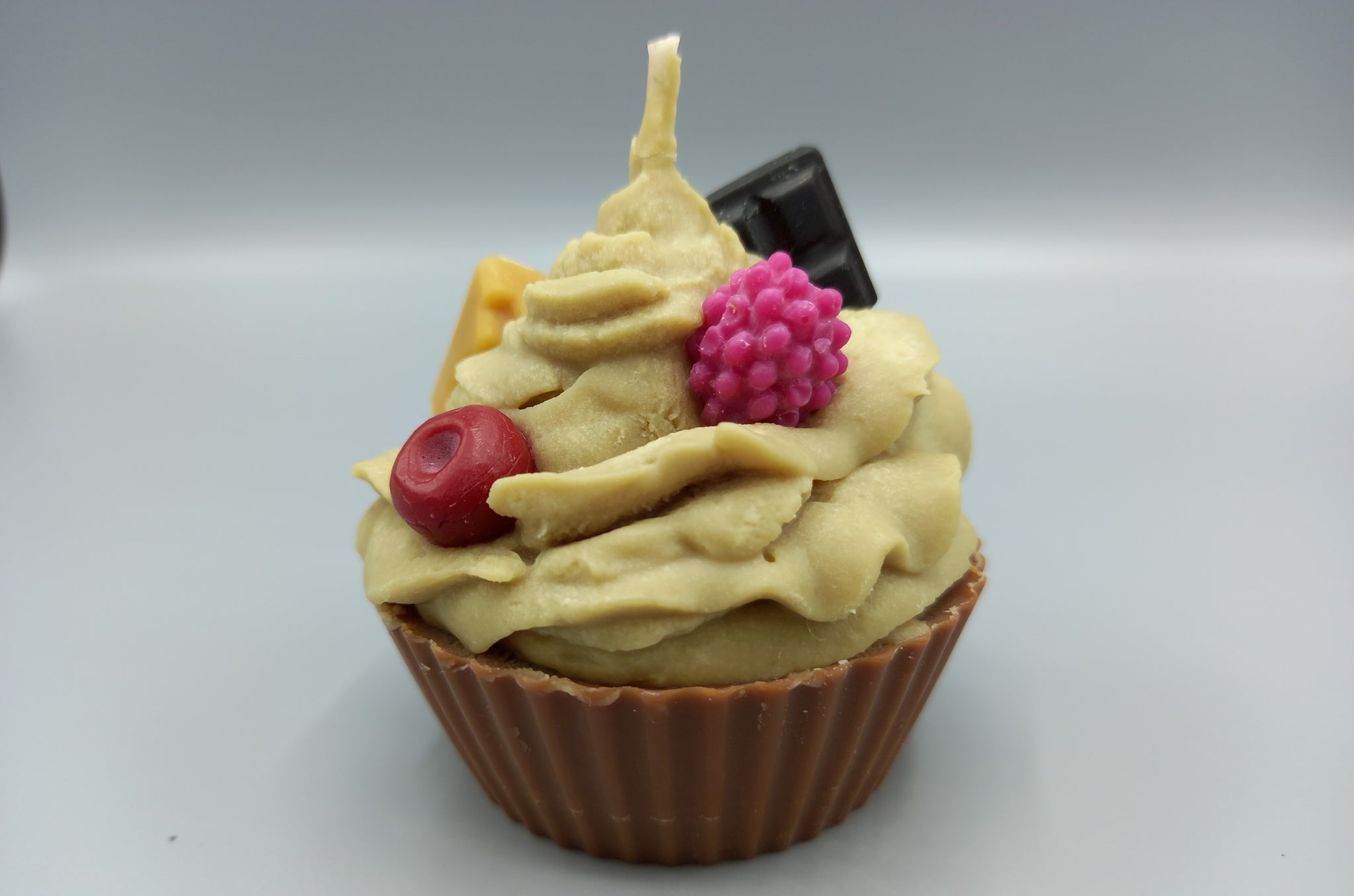 Bougie Cupcake Parfum Chocolat Noisette